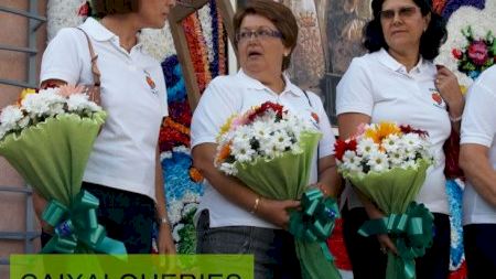 Fiestas patronales 2007 :: Ofrenda floral (Tapiz)