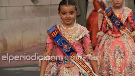 Fiesta en honor a la Reina Fallera Infantil, María Franch