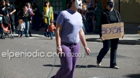 Manifestación Día de la Dona en Valencia