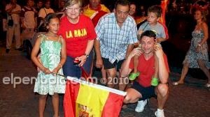 Burriana celebra la victoria de España en el Mundial 2010
