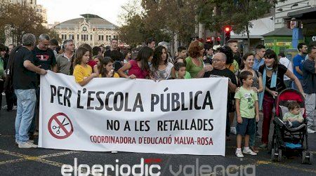 Valencia - Manifestación Educación