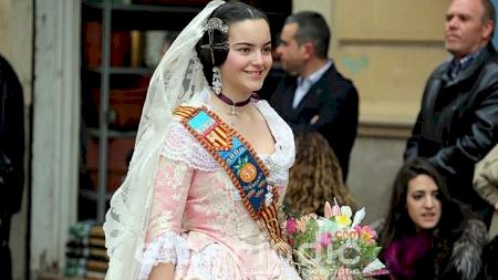 Burriana - Fallas 2015 - Ofrenda Flores - Pasacalle El Pla 01
