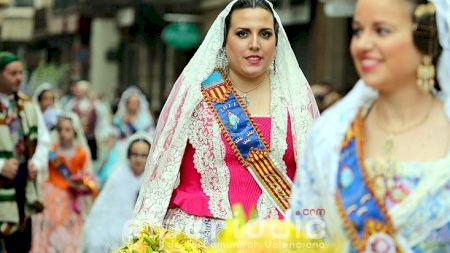 Burriana - Fallas 2015 - Ofrenda Flores - Pasacalle El Pla 02