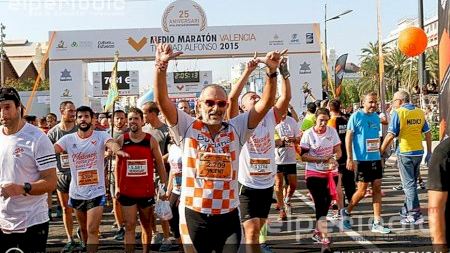 Burriana - Amics del Clot en Media Maratón Valencia