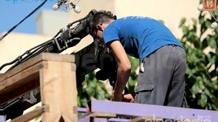 Vila-real - MDG 2016 - Muntatge cadafals