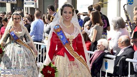 Burriana - Fallas 2017 - Ofrenda Flores - Pasacalle 3