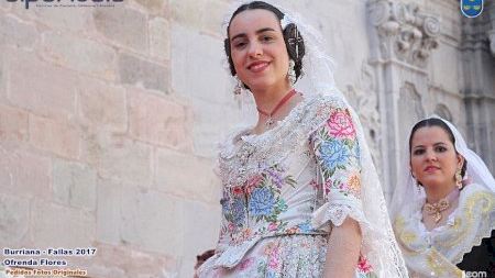 Burriana - Fallas 2017 - Ofrenda Flores - Tapiz 1