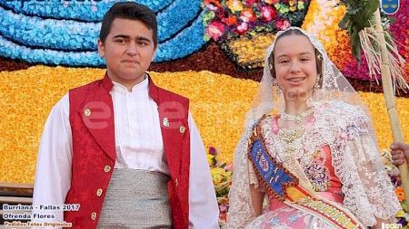 Burriana - Fallas 2017 - Ofrenda Flores - Tapiz 2