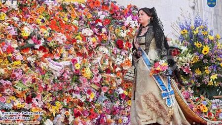 Burriana - Fallas 2017 - Ofrenda Flores - Tapiz