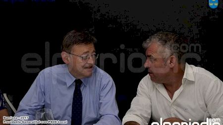 Burriana - Presidente Generalitat con el PSOE Local