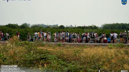 Burriana - Arenal Sound 2017- Lunes 1 - Llegada Sounders