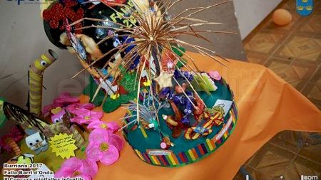 Burriana - Fallas 2018 - F. B. Onda - X Concurso Minifallas Infantiles - Premios y Cremà