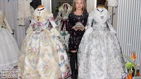 Burriana - Fallas 2018 - F. Club 53 - "Manifest" Fallera Major Infantil