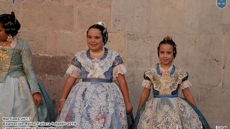Burriana - Fallas 2018 - Exaltación Reina Fallera Infantil - Pasacalle