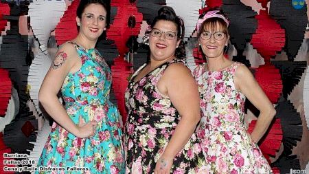 Burriana - Fallas 2018 - Cena Disfaces Falleras 