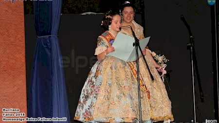 Burriana - Fallas 2018 - Homenaje Reina Fallera Infantil
