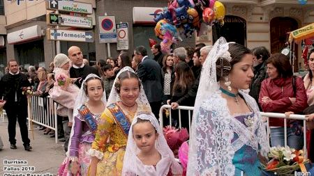 Burriana - Fallas 2018 - Ofrenda Pasacalle - 2