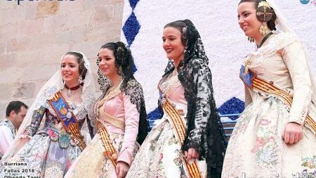 Burriana - Fallas 2018 - Ofrenda Tapiz - 1