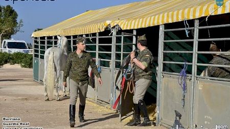 Burriana - Guardia Real - Llegada Escuadrón