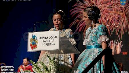 Burriana - Fallas 2019 - Homenaje reina fallera infantil