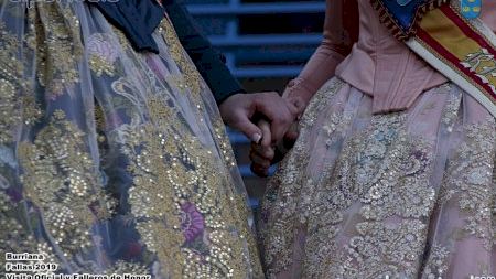 Burriana - Fallas 2019 - Visita Of. Fallas - Falleros de Honor