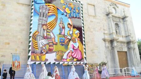 Burriana - Fallas 2019 - Ofrenda Tapiz - 3