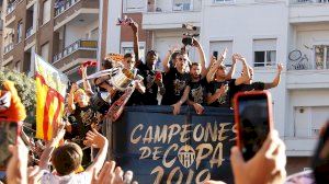 Valencia - Celebración de la Copa del Rey