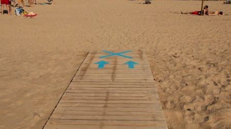 Burriana reabre sus playas tras la cuarentena