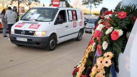 Manifestació de l'hostaleria a Castelló davant el tancament total per la pandèmia