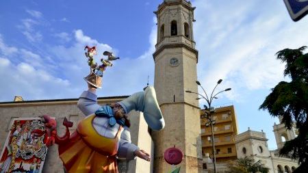 Falles Burriana 2021: Visita de les Reines Falleres a la Plantà