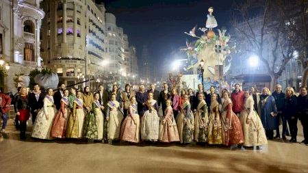 Cremà de la Falla Infantil de la Plaça de l'Ajuntament de València