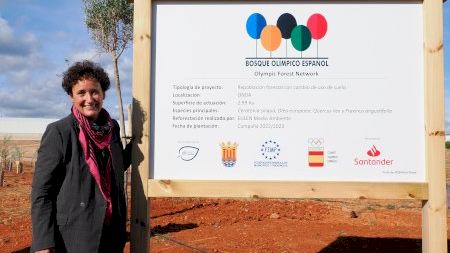 Inauguración del Bosque Olímpico Español de Onda
