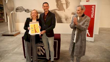 Visita de la vicepresidenta de la Diputació de València, Natalia Enguix, al futur museu de la Fundació Miquel Navarro