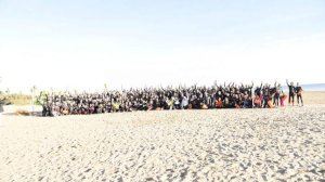 La Marsilvestre reuneix tres-cents nadadors en les aigües de València - (foto 3) La Marsilvestre reuneix tres-cents nadadors en les aigües de València - (foto 3)