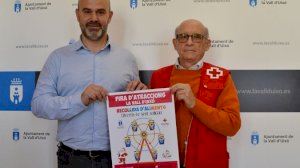 El Ayuntamiento de la Vall d'Uixó presenta la jornada solidaria con Cruz Roja en la Feria de Atracciones