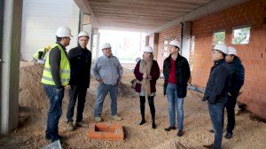 El nou pavelló esportiu d'Onda ja compta amb l'estructura i la façana - (foto 2)