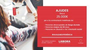 Labora ofrece hasta 25.000 euros a las empresas que contraten a personas desempleadas de colectivos vulnerables