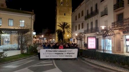 Els llauradors del Baix Maestrat es manifesten a Vinaròs per defensar la citricultura