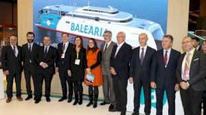 Puig visita el estand de Baleària en Fitur