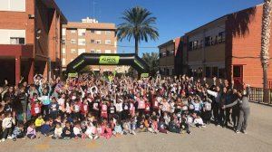 El CEIP La Fila de Alfafar organiza con éxito su primer maratón escolar