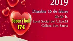 Sopar de Sant Valentín en el CEAM (Llar del Pensionista) - (foto 2)