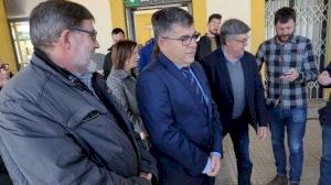 El Delegado del Gobierno en la Comunidad Valenciana visita Vinaròs para hacer un balance del nuevo servicio de regionales - (foto 2)
