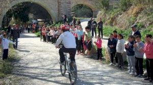 El colegio Doctor Calatayud celebra su segundo duatlón en el río Tarafa