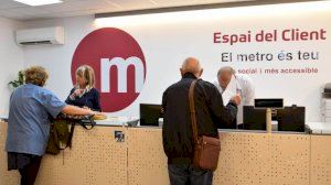 Los Espai y Centros de Atención al Cliente de Metrovalencia atendieron más de 325.000 visitas en 2018