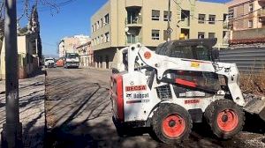 Las obras de mejora del Plan 135 también sirven para adecuar varios tramos de calle en La Bosca