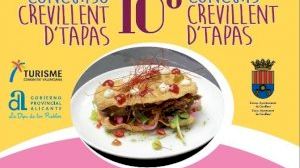 El X concurso de Tapas en Crevillent arranca el viernes 15 de febrero