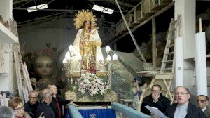 La imagen peregrina de la Virgen de los Desamparados visita este fin de semana la Ciutat de l´Artista Faller