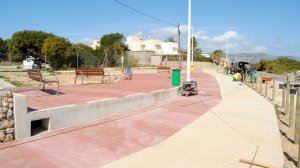 Nuevo espacio de descanso y mirador en la zona del Campamento Jaume I de Alcossebre