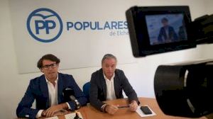 PP: "Elche ha perdido cuatro años en avances por la nefasta gestión del Consell"