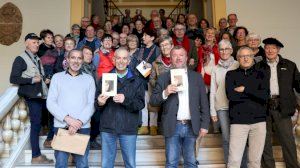 L’alcalde i el regidor de Patrimoni Cultural reben a Sagunt a visitants de Millau